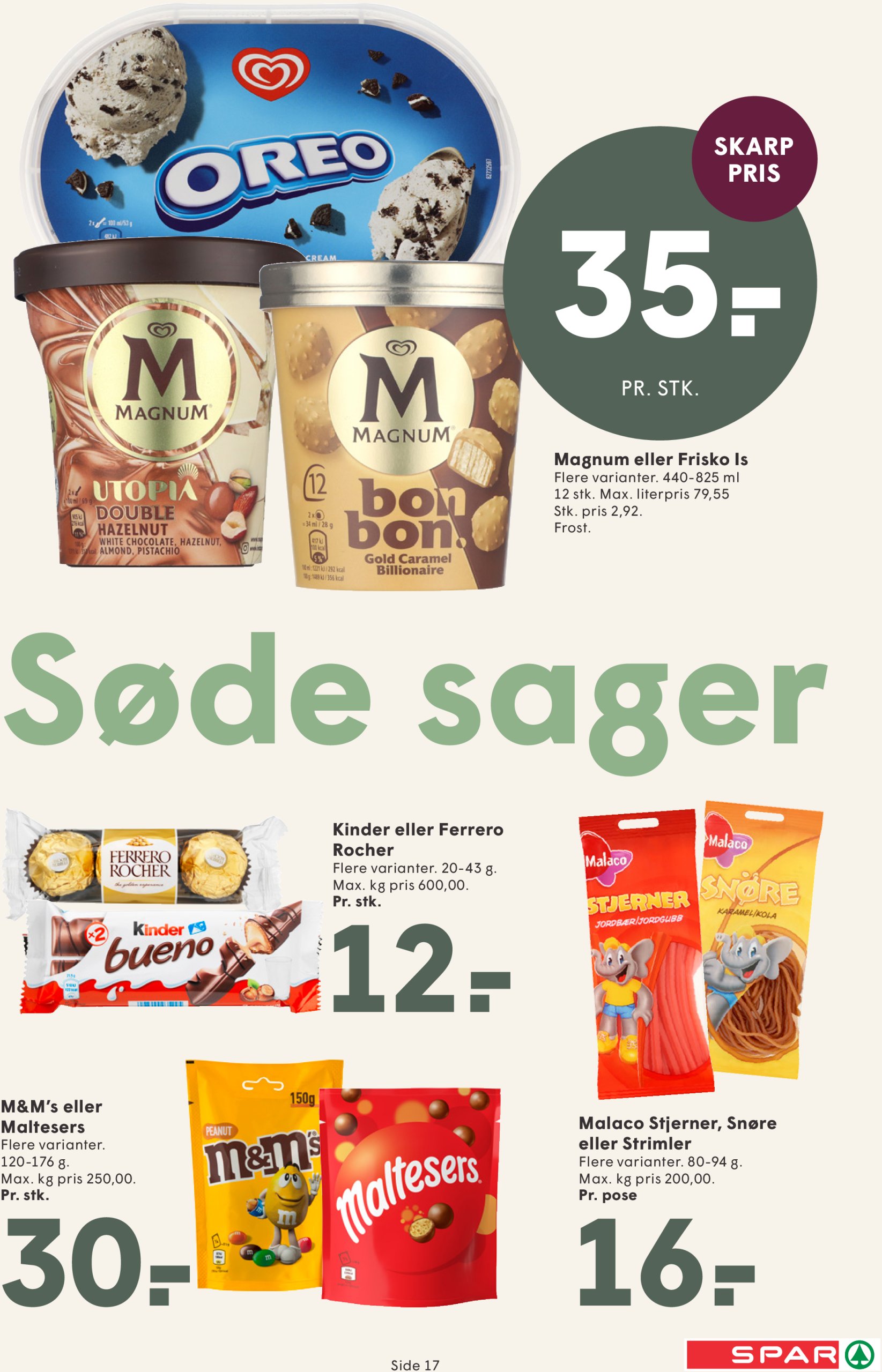 spar - Spar tilbudsavis gyldig fra 23.05. - 29.05. - page: 17