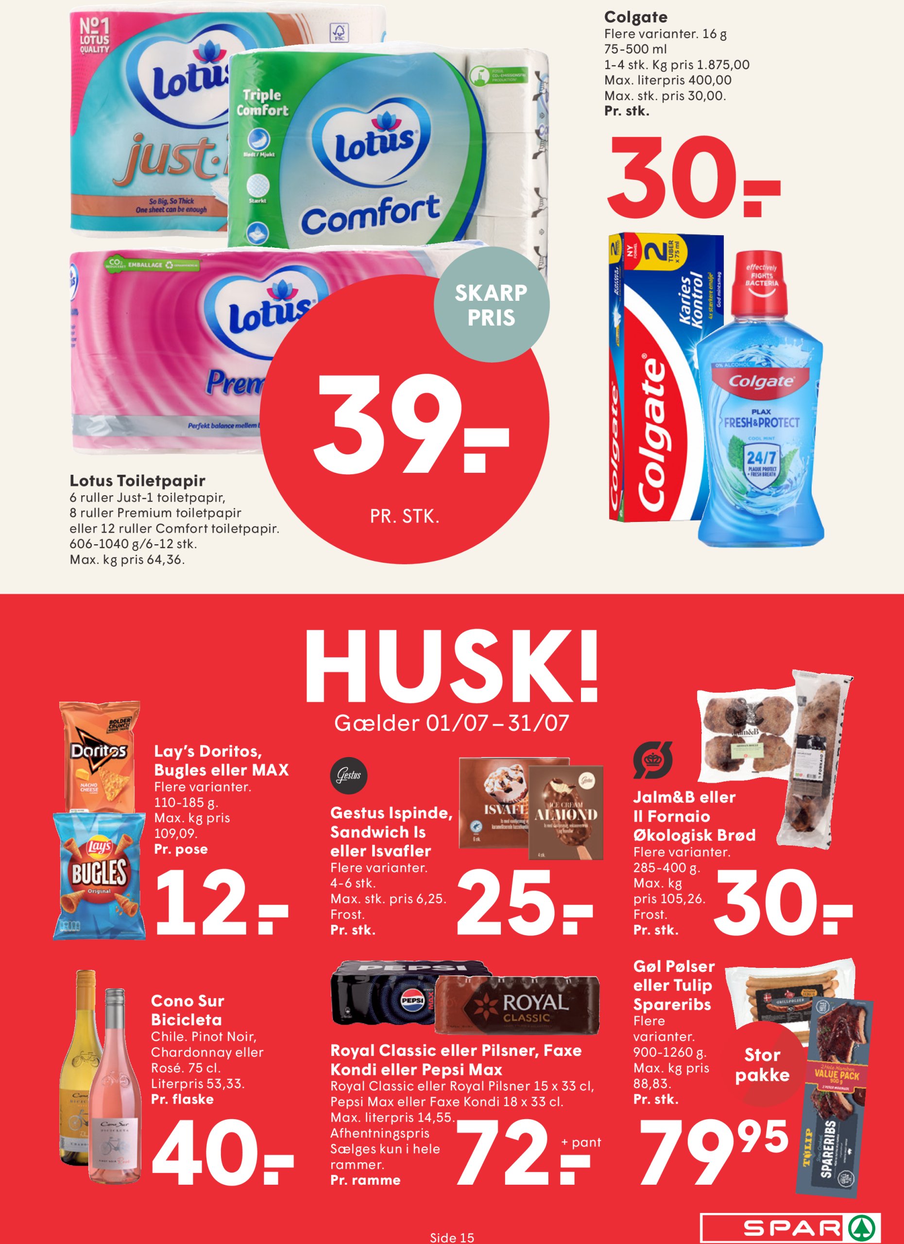 spar - Spar tilbudsavis gyldig fra 18.07. til 24.07. - page: 15