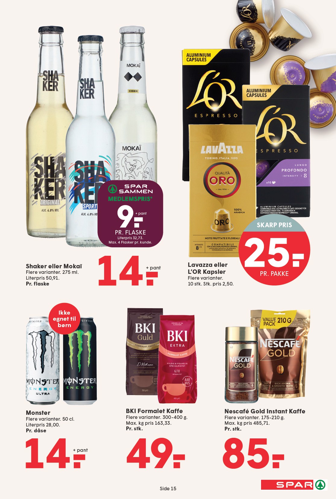 spar - Spar tilbudsavis gyldig fra 08.08. til 14.08. - page: 15