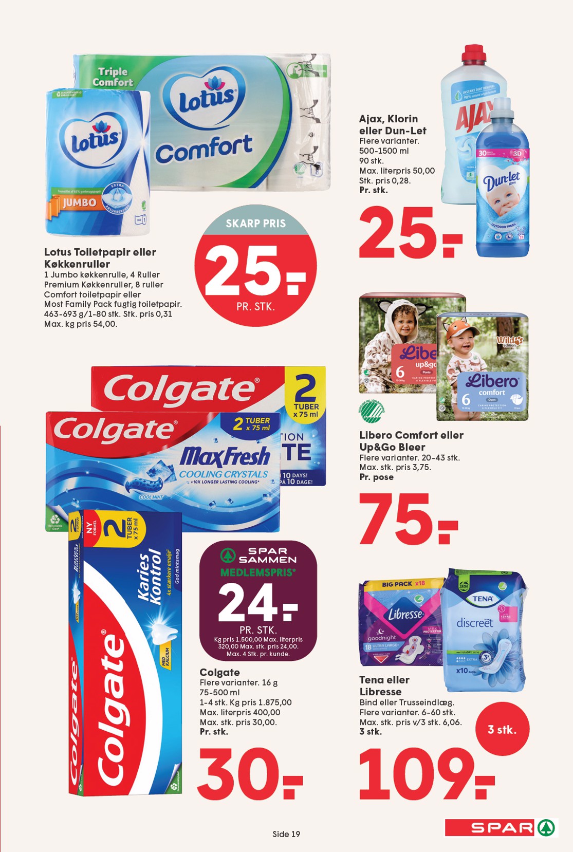 spar - Spar tilbudsavis gyldig fra 08.08. til 14.08. - page: 19