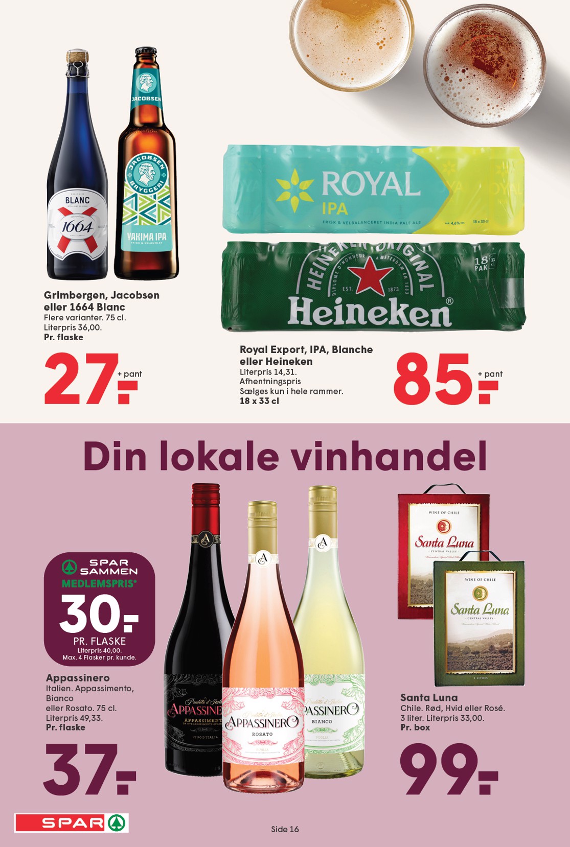 spar - Spar tilbudsavis gyldig fra 08.08. til 14.08. - page: 16