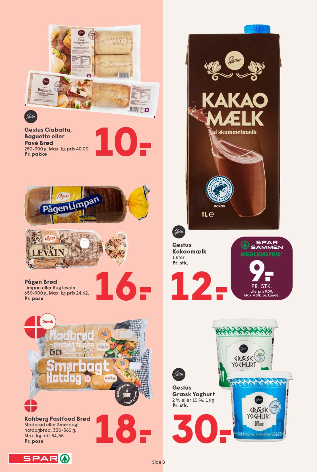 spar - Spar tilbudsavis gyldig fra 08.08. til 14.08. - page: 8