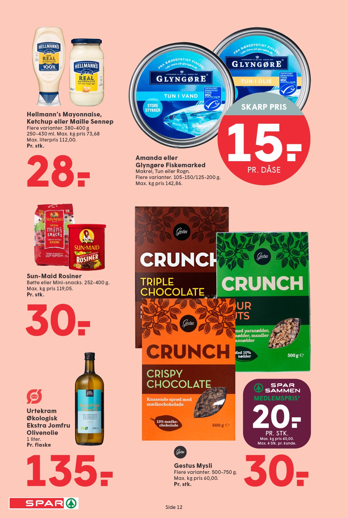 spar - Spar tilbudsavis gyldig fra 08.08. til 14.08. - page: 12