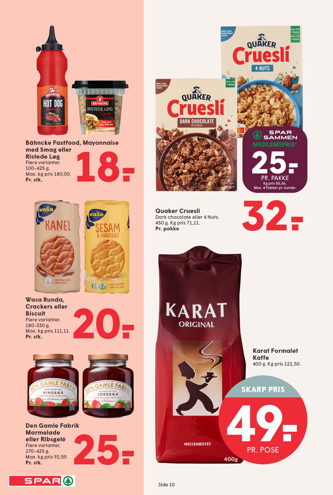 spar - Spar tilbudsavis gyldig fra 15.08. til 21.08. - page: 10