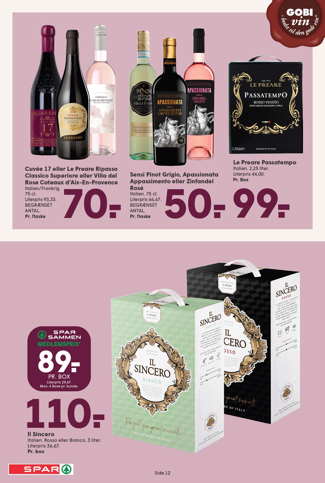 spar - Spar tilbudsavis gyldig fra 15.08. til 21.08. - page: 12