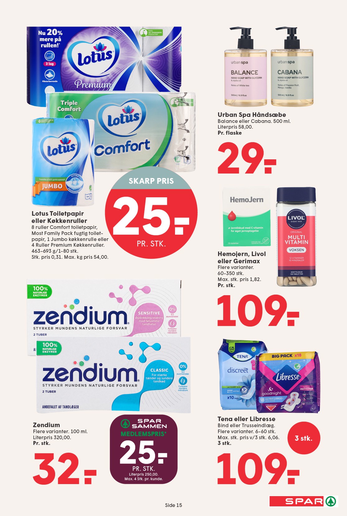 spar - Spar tilbudsavis gyldig fra 22.08. til 28.08. - page: 15
