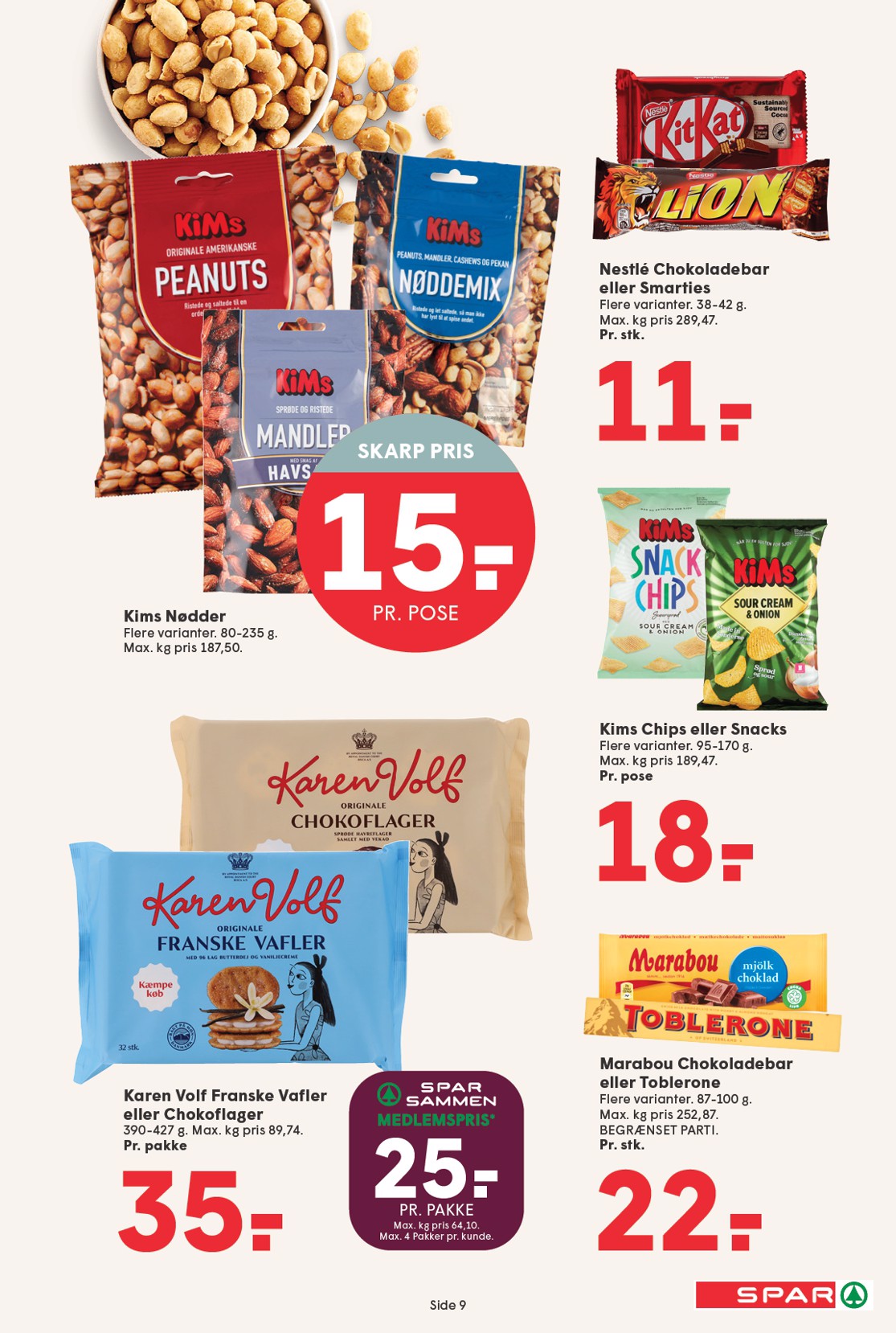 spar - Spar tilbudsavis gyldig fra 22.08. til 28.08. - page: 9