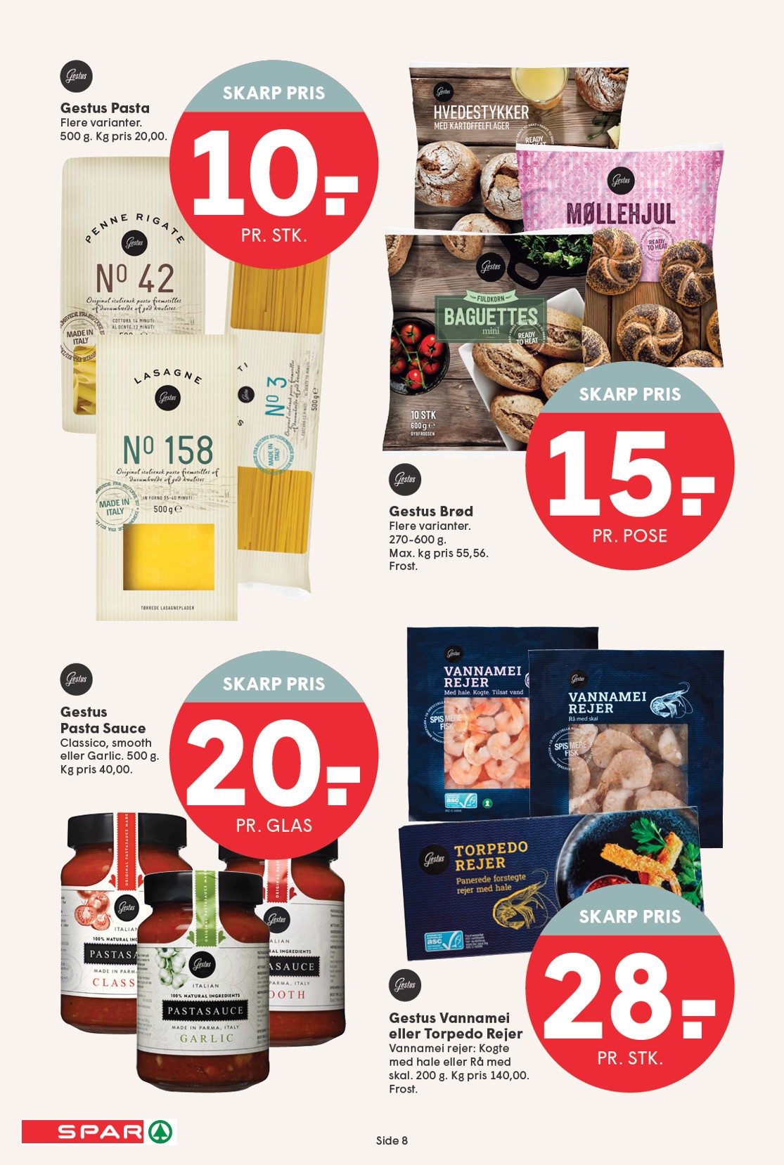 spar - Spar tilbudsavis gyldig fra 22.08. til 28.08. - page: 8