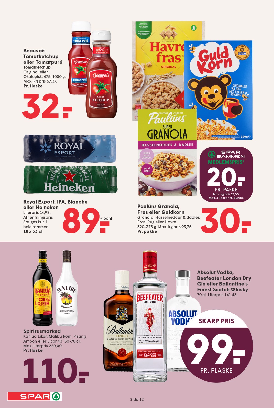 spar - Spar tilbudsavis gyldig fra 22.08. til 28.08. - page: 12