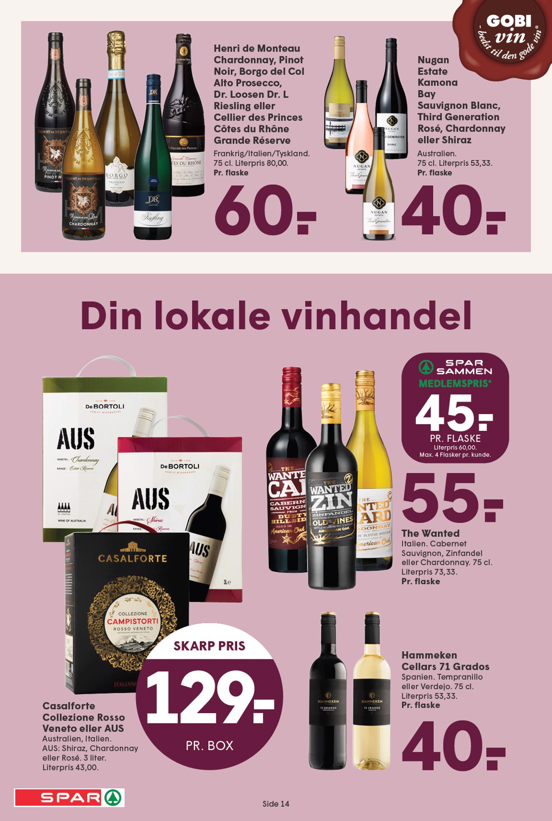 spar - Spar tilbudsavis gyldig fra 22.08. til 28.08. - page: 14