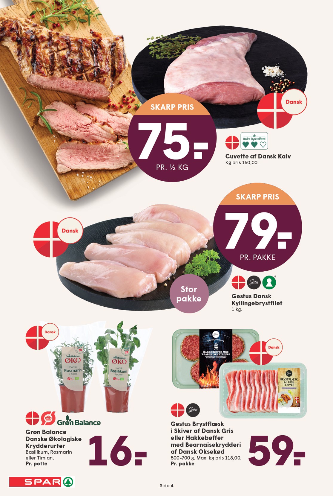 spar - Spar tilbudsavis gyldig fra 29.08. til 04.09. - page: 4
