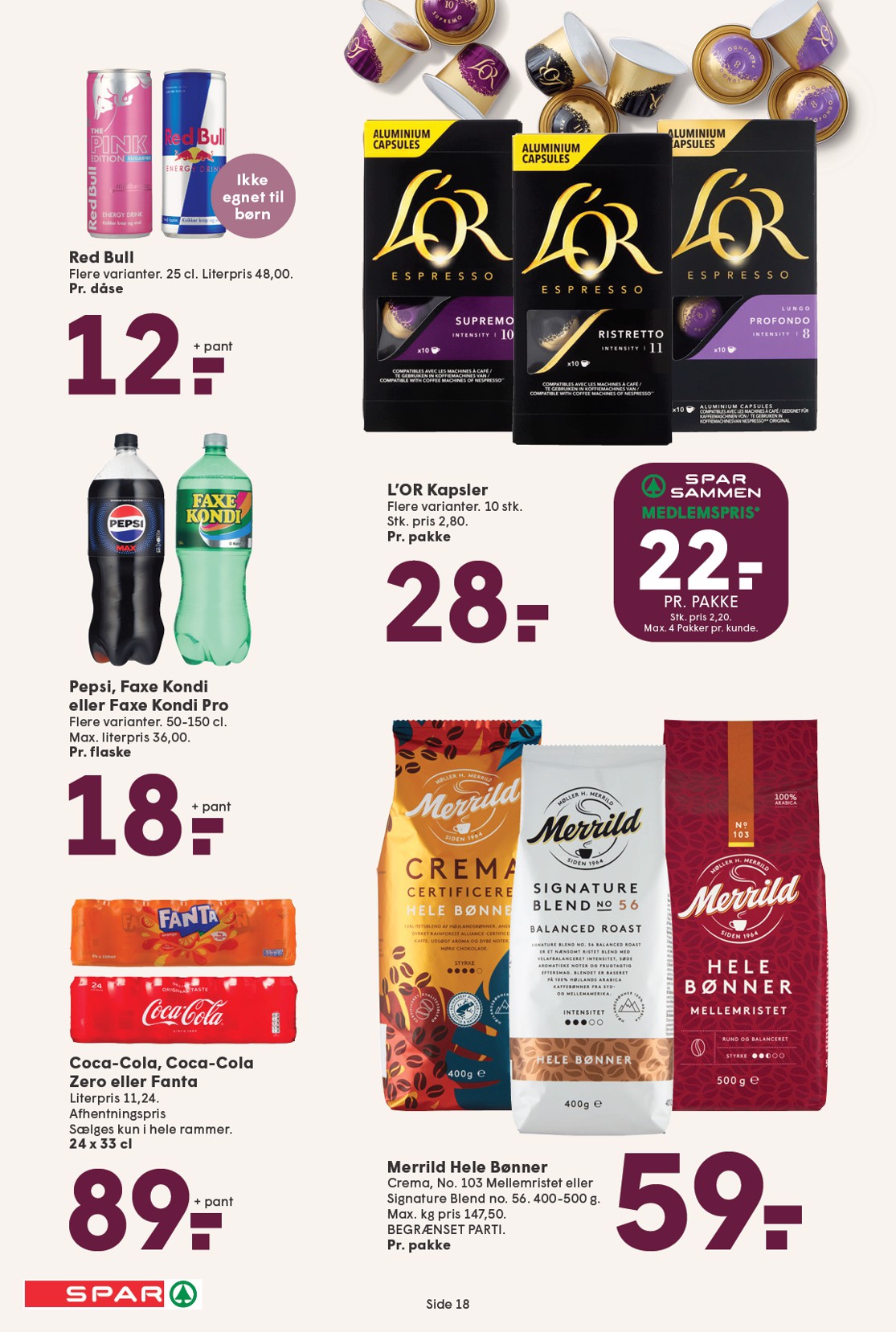 spar - Spar tilbudsavis gyldig fra 29.08. til 04.09. - page: 18