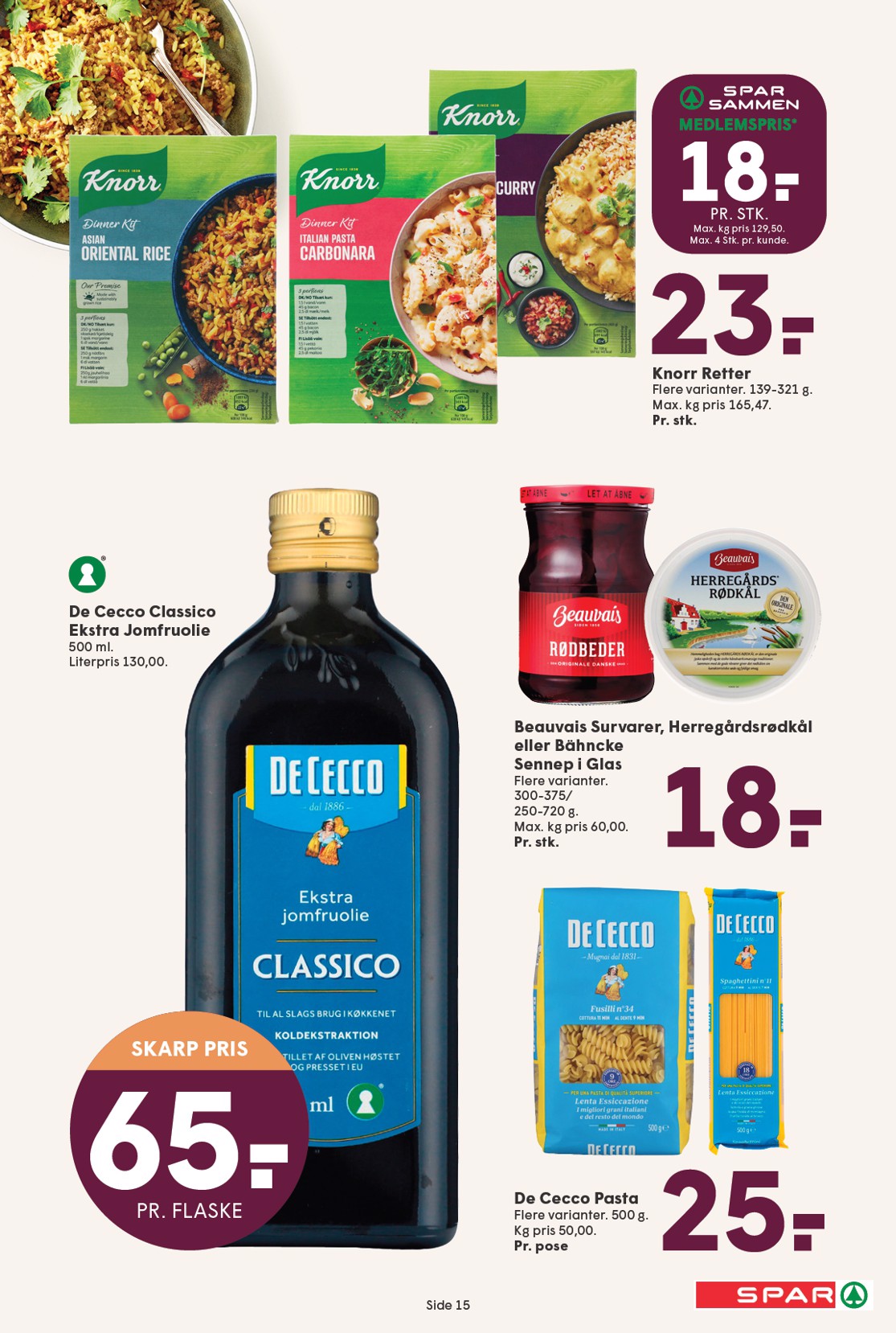 spar - Spar tilbudsavis gyldig fra 29.08. til 04.09. - page: 15