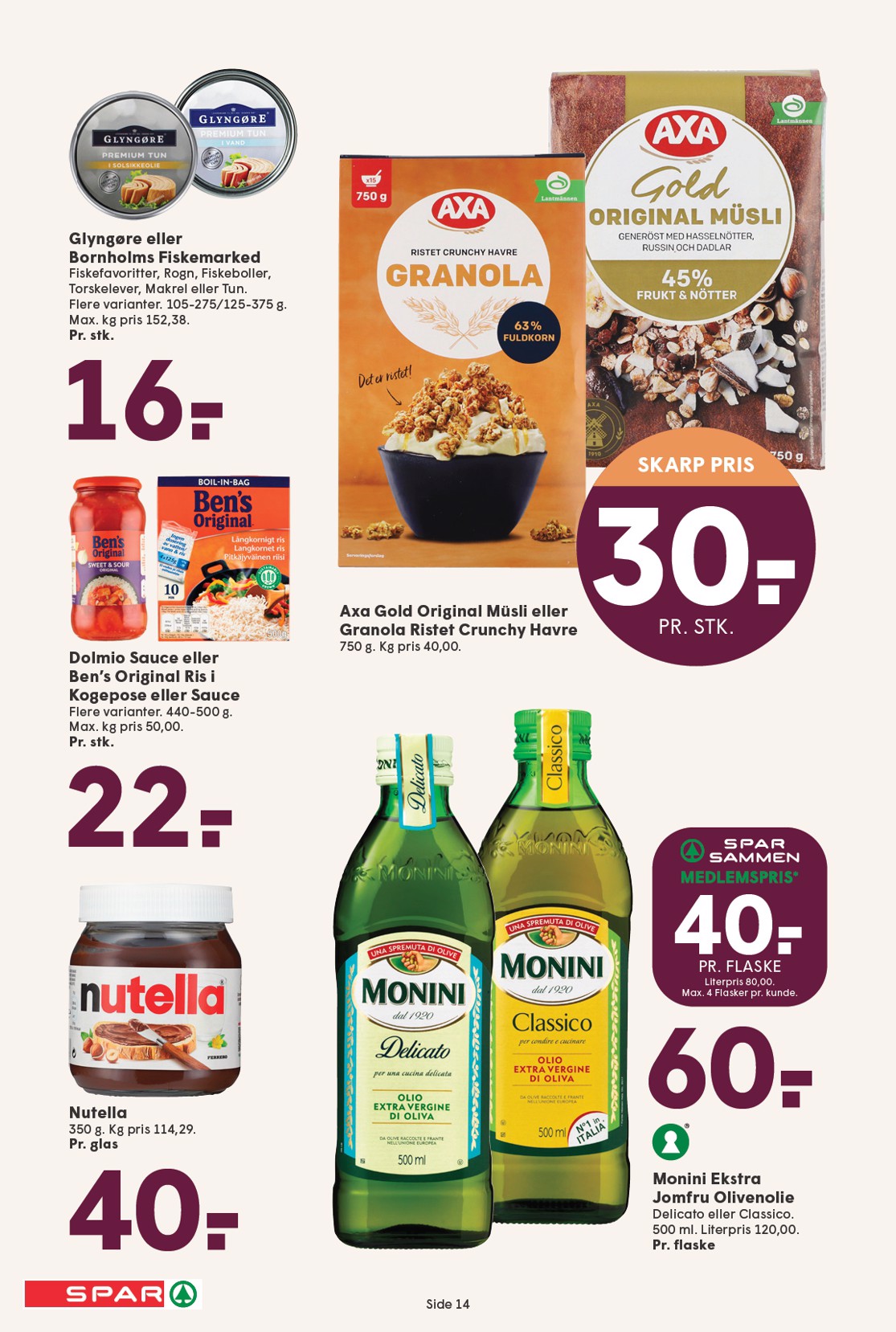 spar - Spar tilbudsavis gyldig fra 05.09. til 11.09. - page: 14