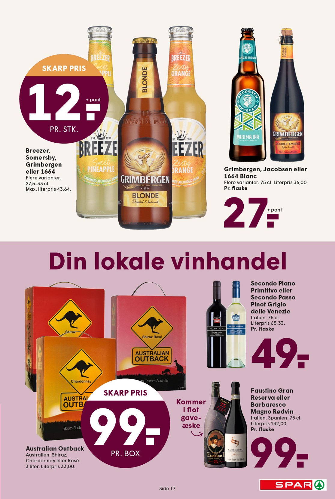 spar - Spar tilbudsavis gyldig fra 05.09. til 11.09. - page: 17