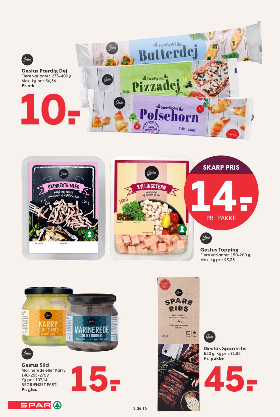 spar - Spar tilbudsavis gyldig fra 19.09. til 25.09. - page: 16