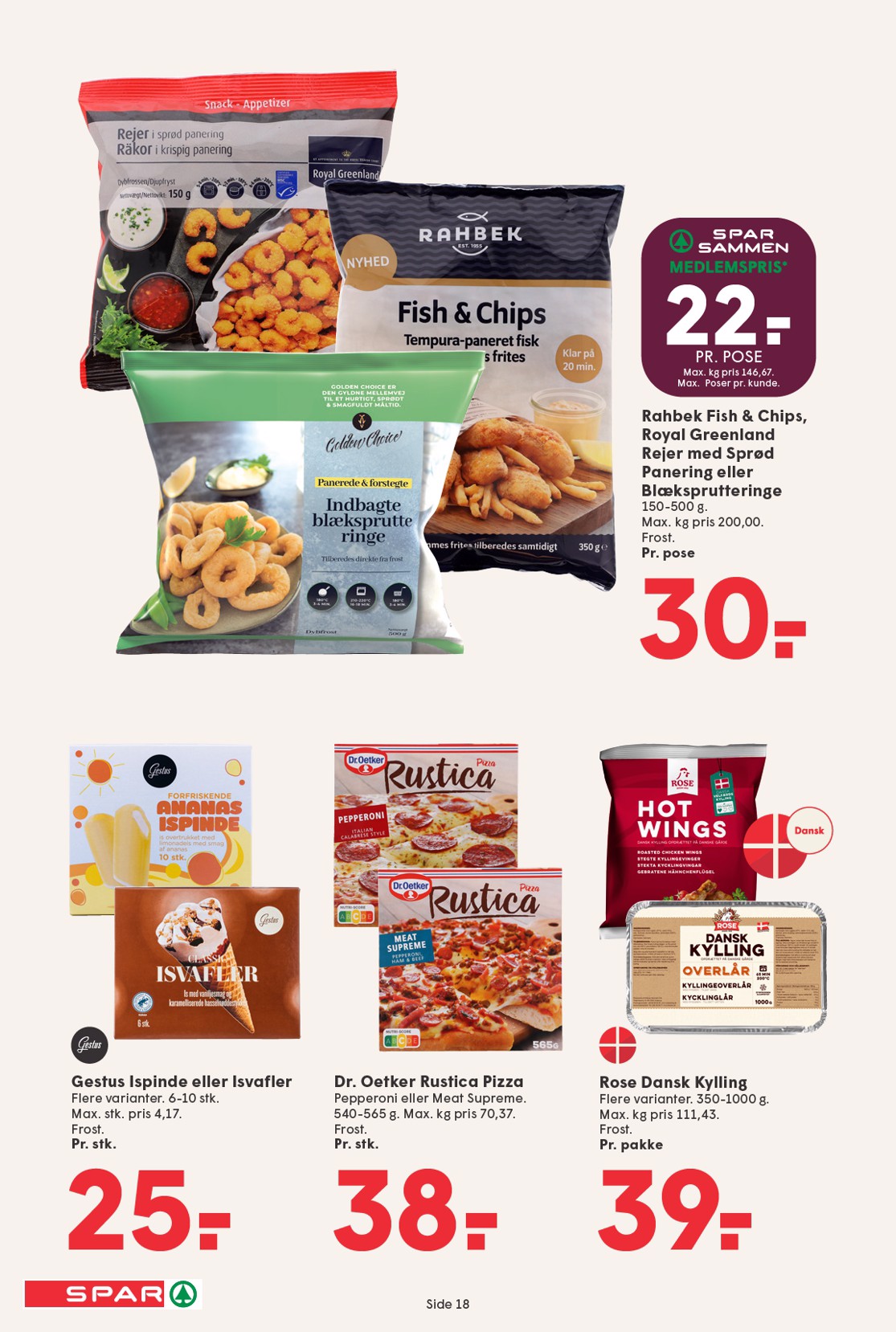 spar - Spar tilbudsavis gyldig fra 19.09. til 25.09. - page: 18