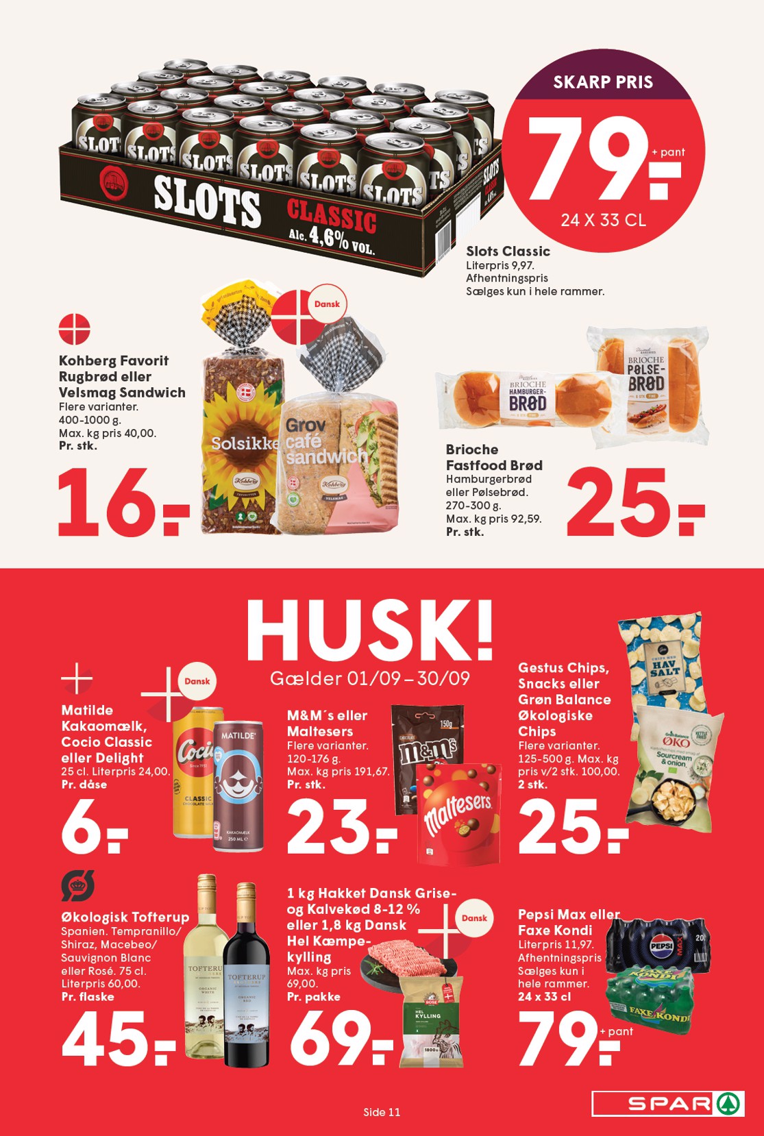 spar - Spar tilbudsavis gyldig fra 19.09. til 25.09. - page: 11