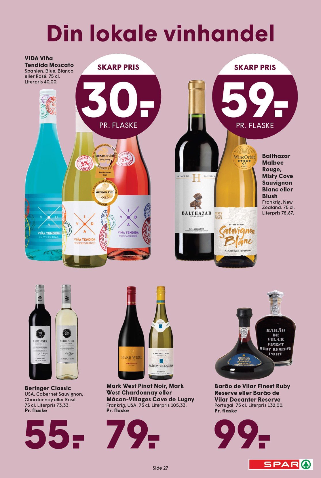 spar - Spar tilbudsavis gyldig fra 26.09. til 02.10. - page: 27