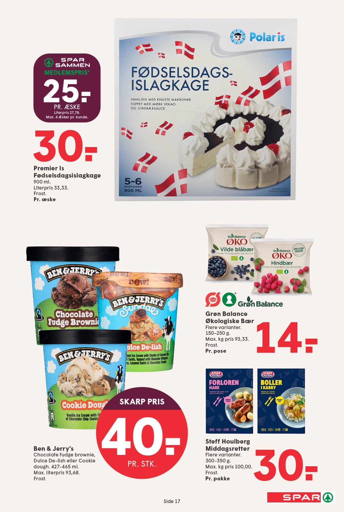 spar - Spar tilbudsavis gyldig fra 26.09. til 02.10. - page: 17