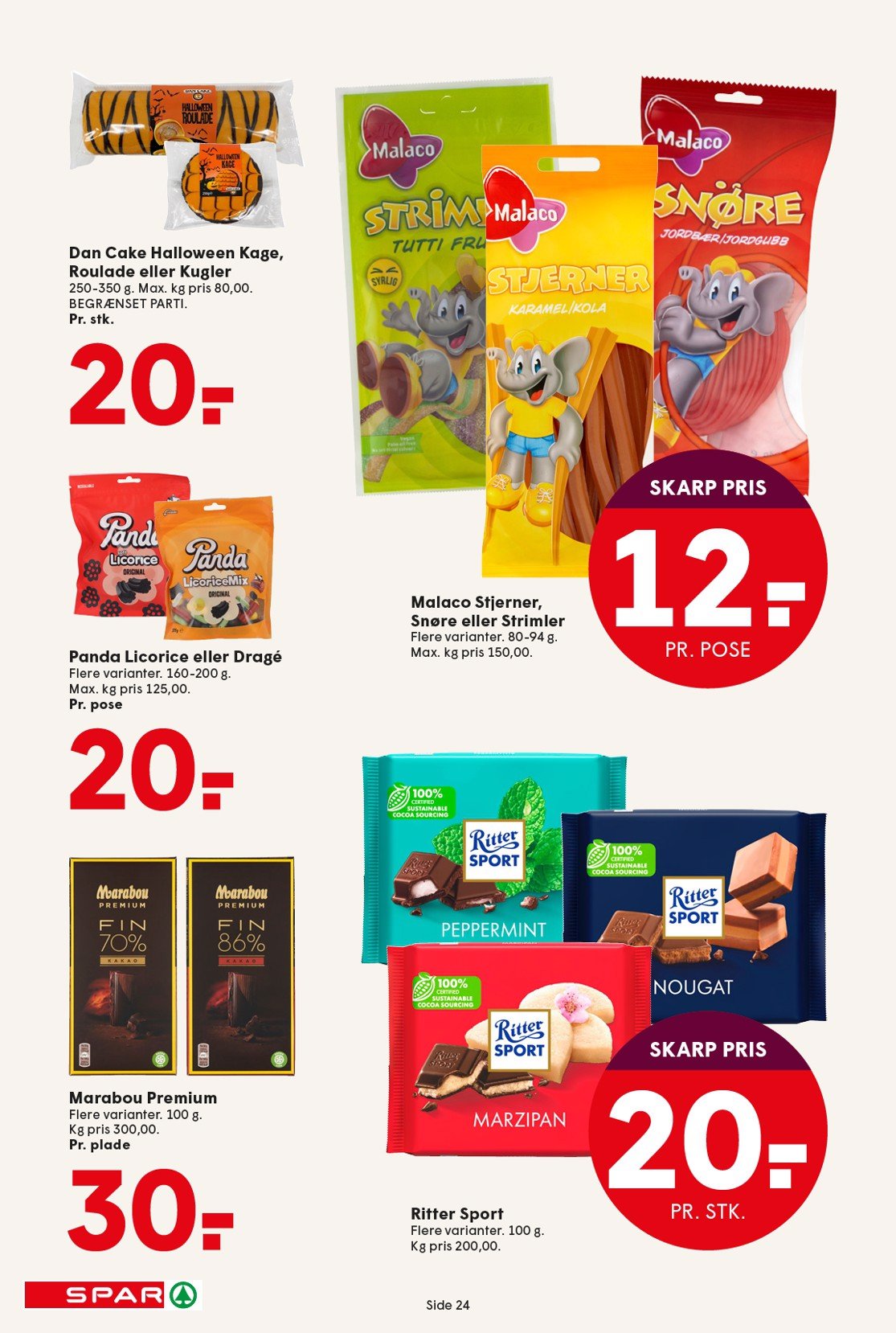 spar - Spar tilbudsavis gyldig fra 26.09. til 02.10. - page: 24