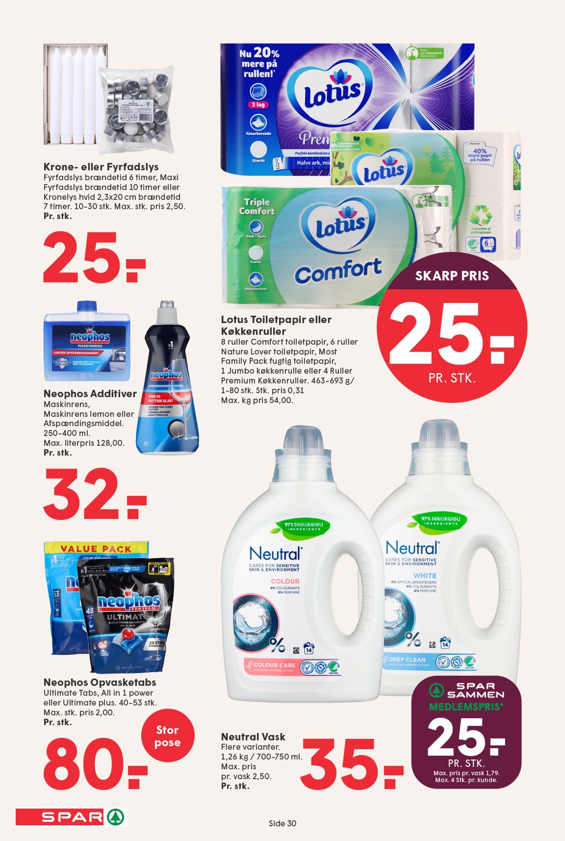 spar - Spar tilbudsavis gyldig fra 03.10. til 09.10. - page: 30