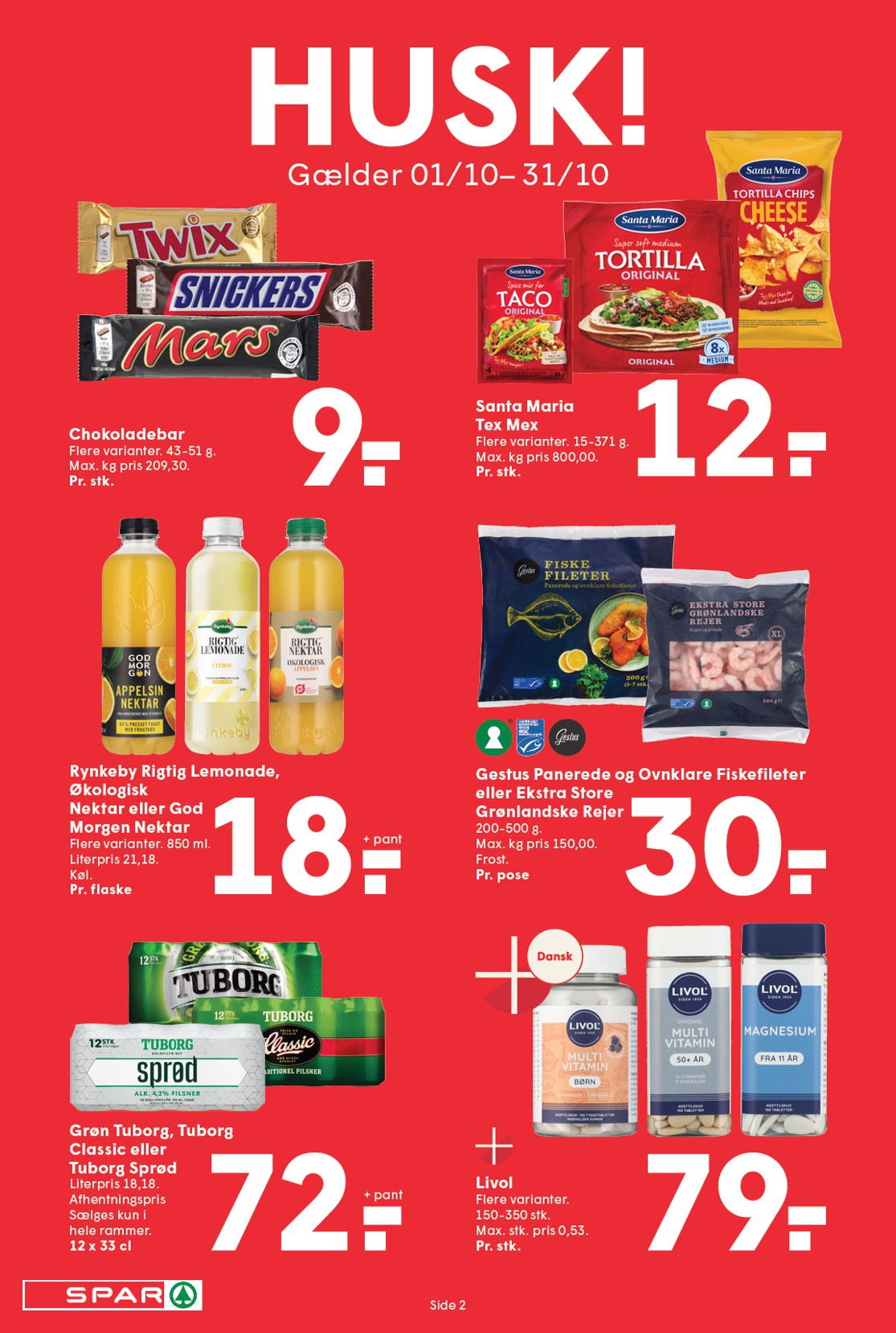 spar - Spar tilbudsavis gyldig fra 03.10. til 09.10. - page: 2