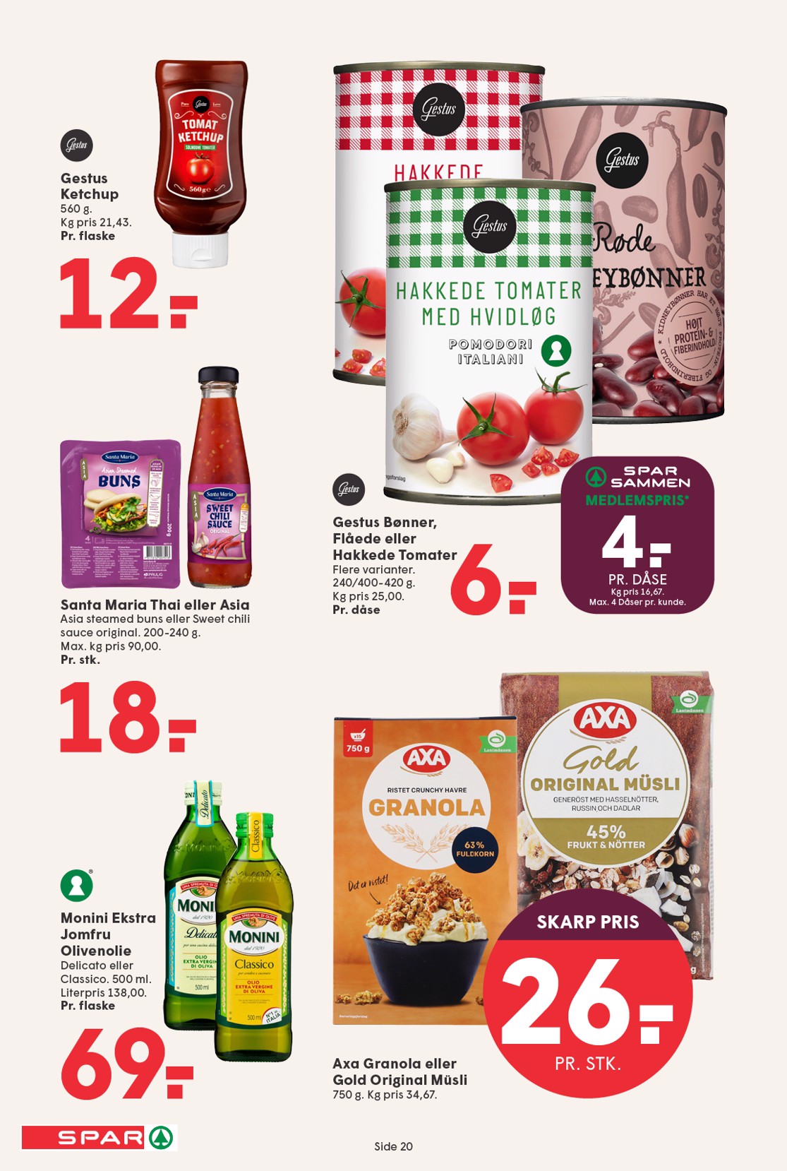 spar - Spar tilbudsavis gyldig fra 03.10. til 09.10. - page: 20