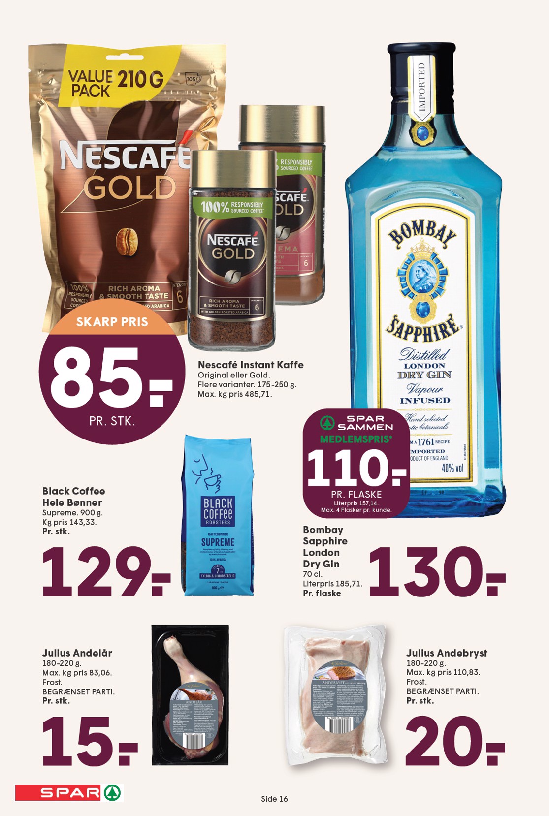 spar - Spar tilbudsavis gyldig fra 10.10. til 16.10. - page: 16