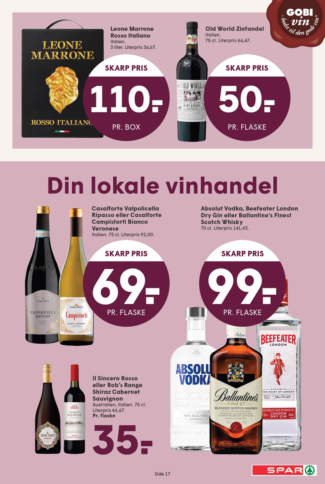 spar - Spar tilbudsavis gyldig fra 10.10. til 16.10. - page: 17