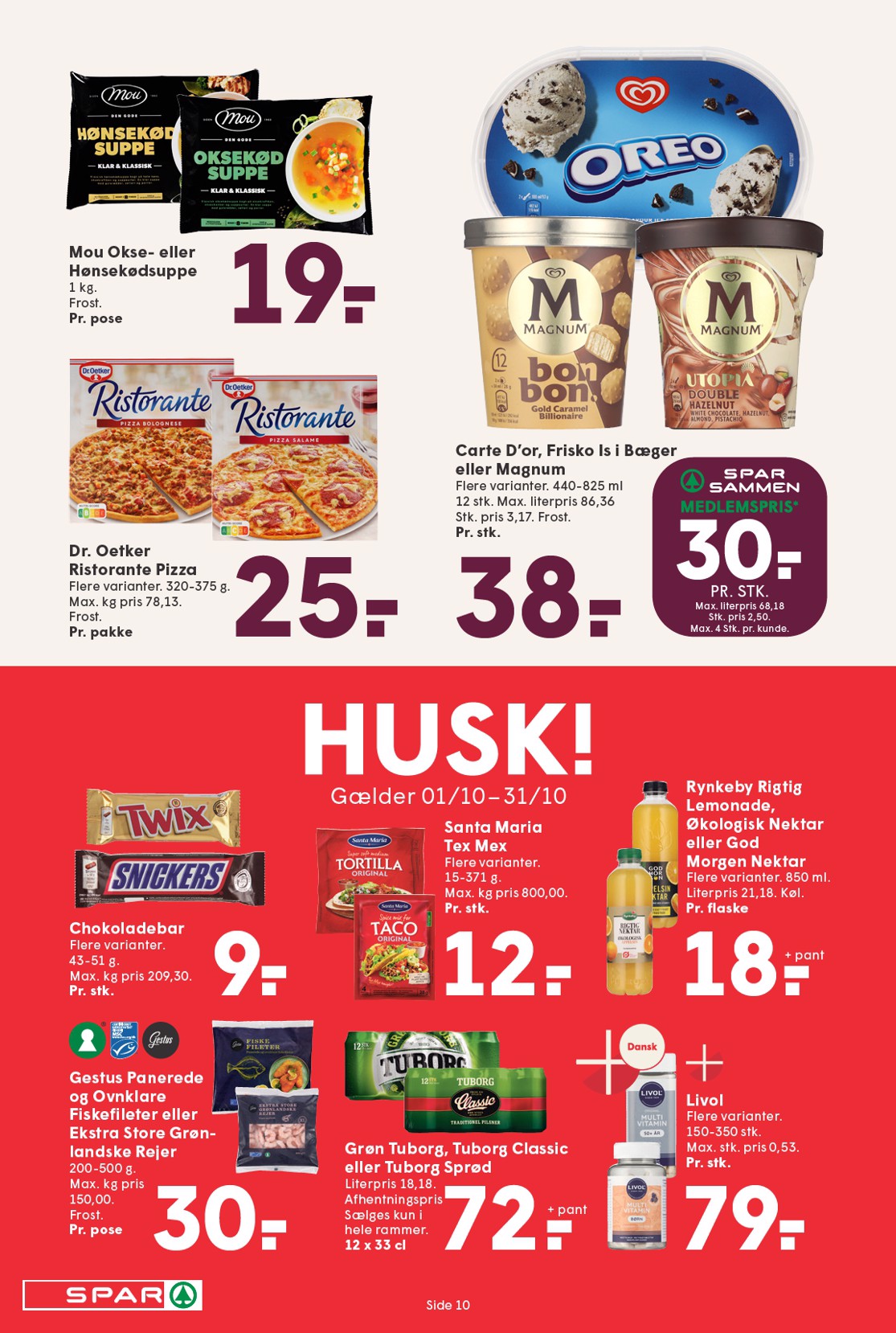 spar - Spar tilbudsavis gyldig fra 17.10. til 23.10. - page: 10