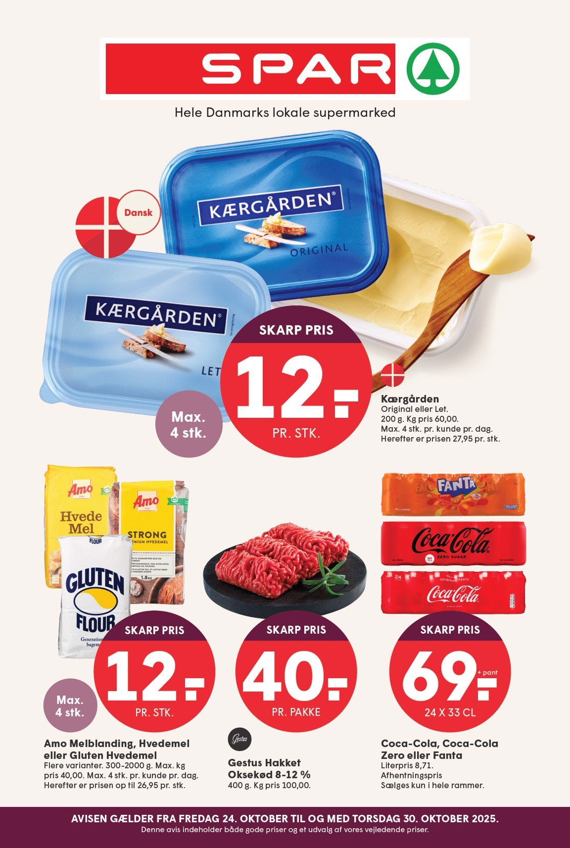 spar - Spar tilbudsavis gyldig fra 24.10. til 30.10. - page: 1