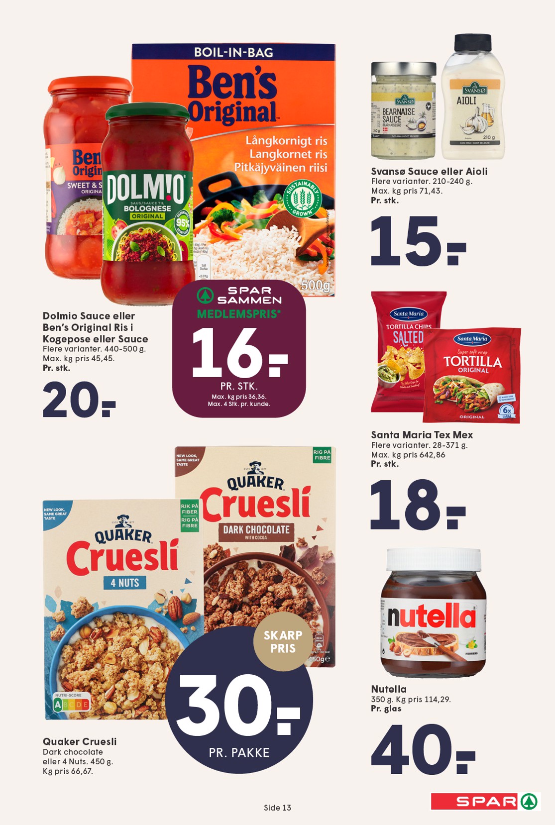 spar - Spar tilbudsavis gyldig fra 27.12. til 31.12. - page: 13