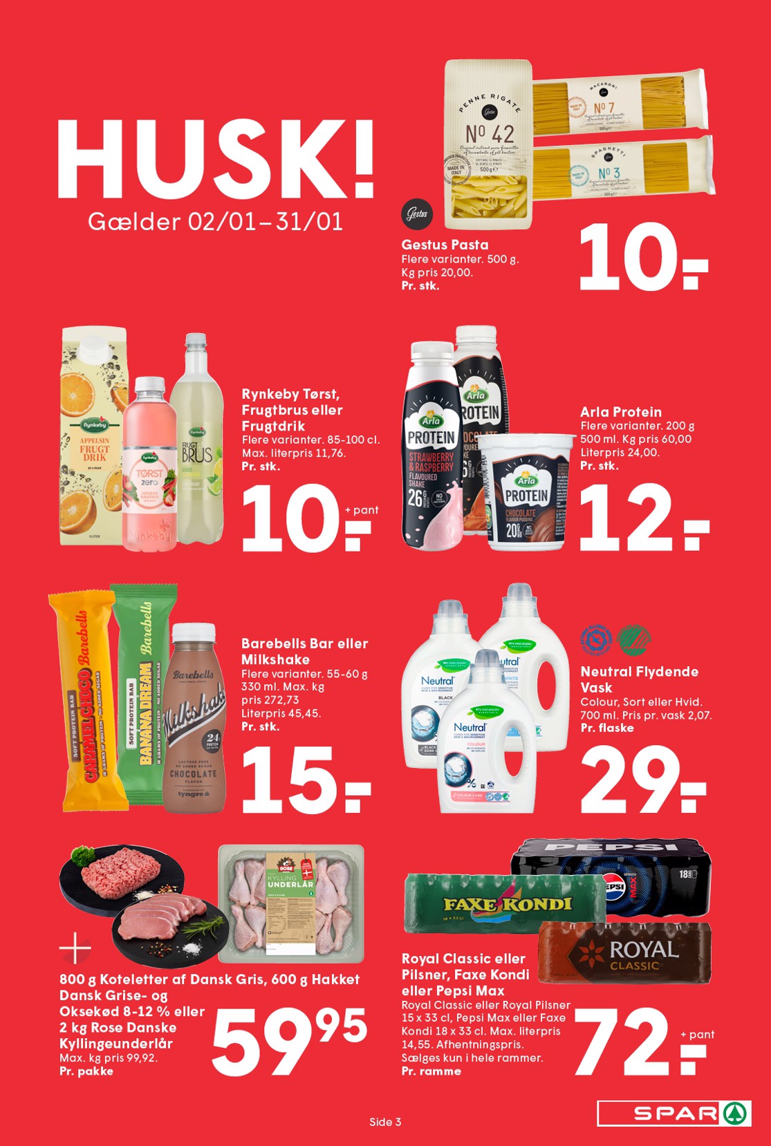 spar - Spar tilbudsavis gyldig fra 02.01. til 08.01. - page: 3