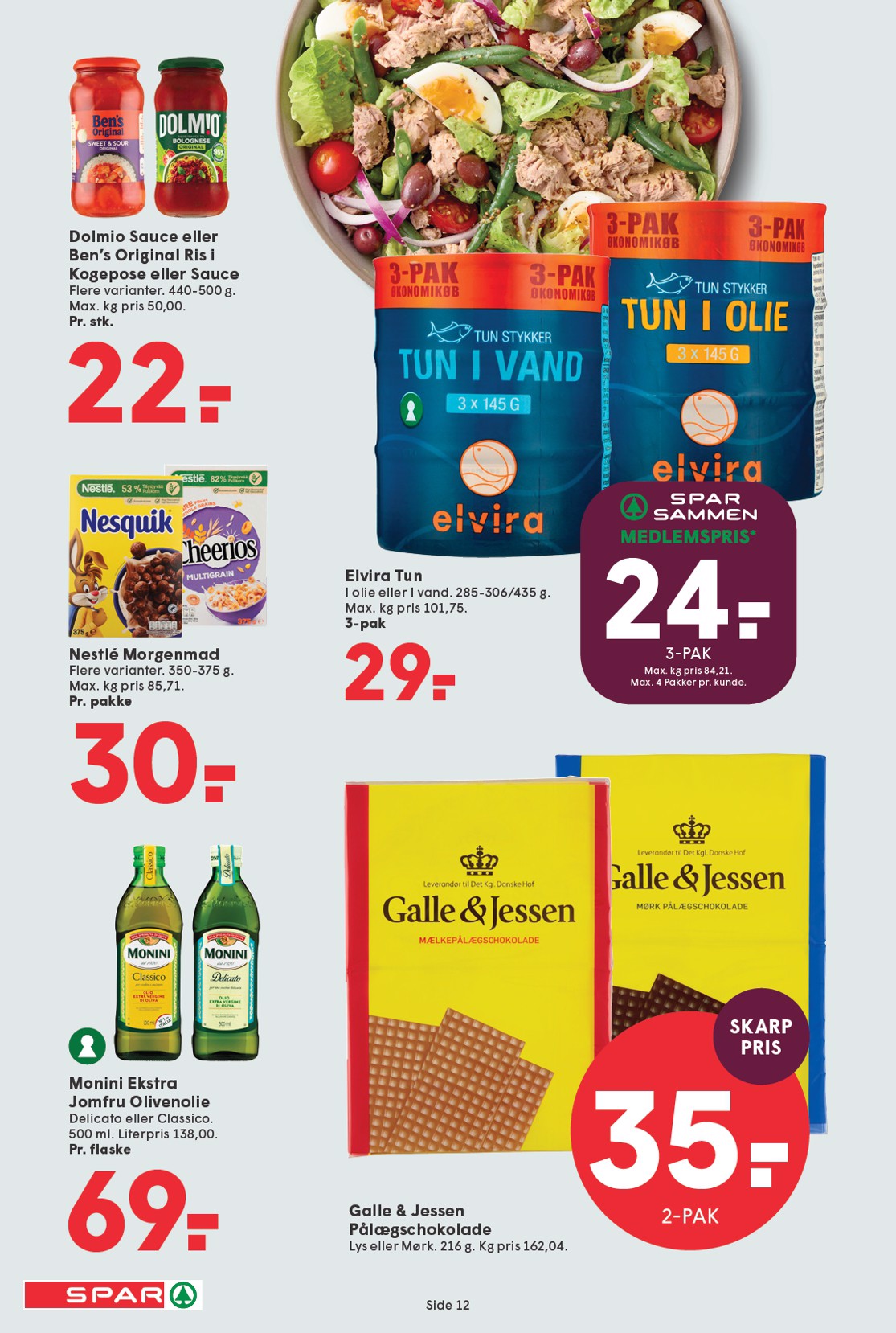 spar - Spar tilbudsavis gyldig fra 09.01. til 15.01. - page: 12