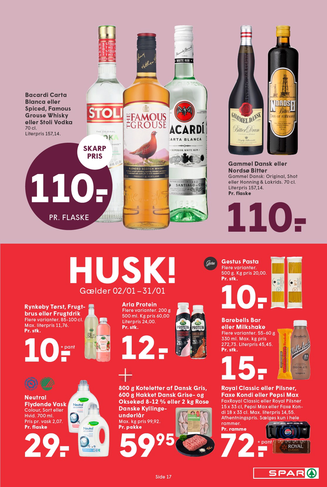 spar - Spar tilbudsavis gyldig fra 09.01. til 15.01. - page: 17