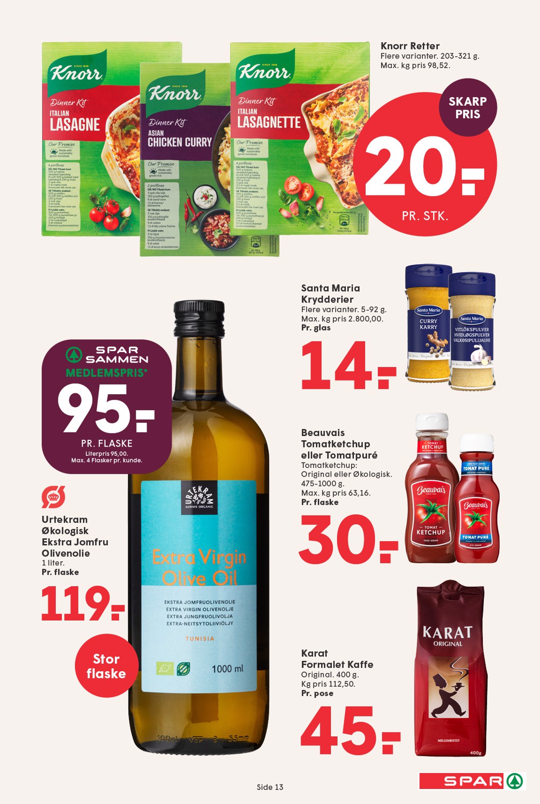 spar - Spar tilbudsavis gyldig fra 23.01. til 29.01. - page: 13