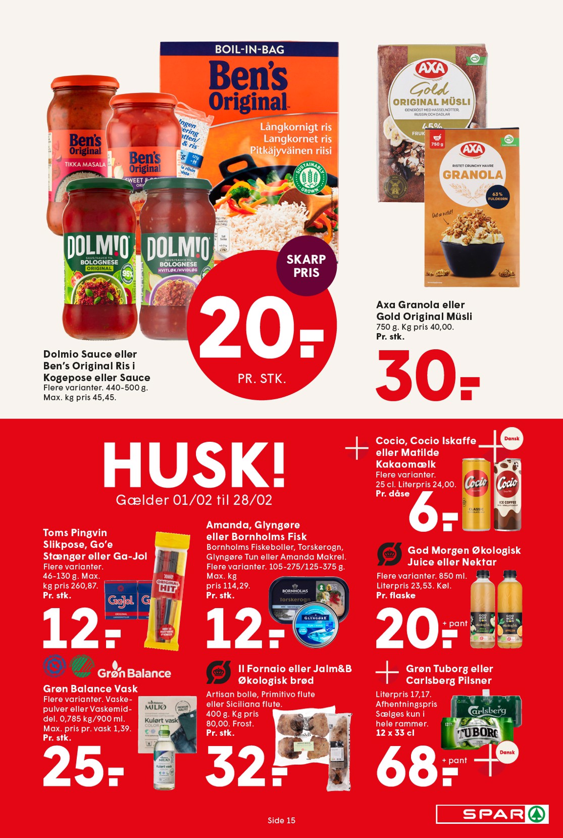 spar - Spar tilbudsavis gyldig fra 06.02.2026 til 12.02.2026 - page: 15