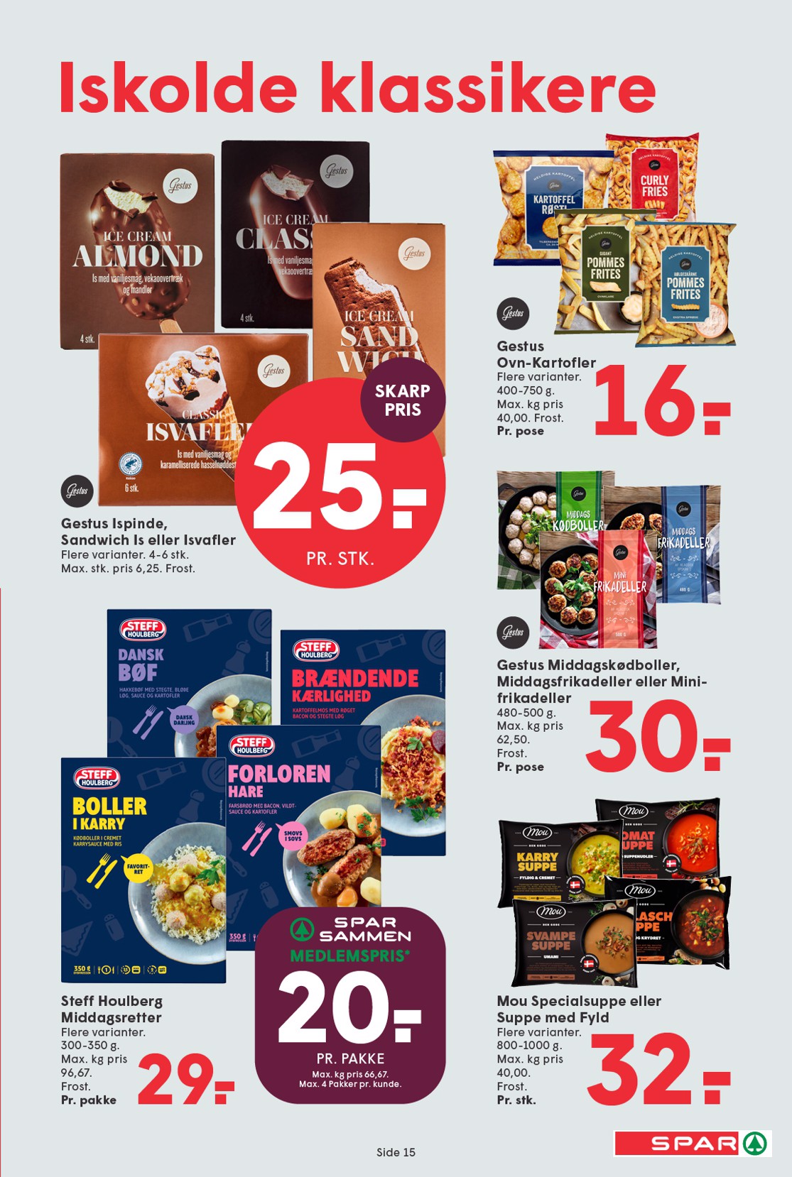 spar - Spar tilbudsavis gyldig fra 13.02.2026 til 19.02.2026 - page: 15