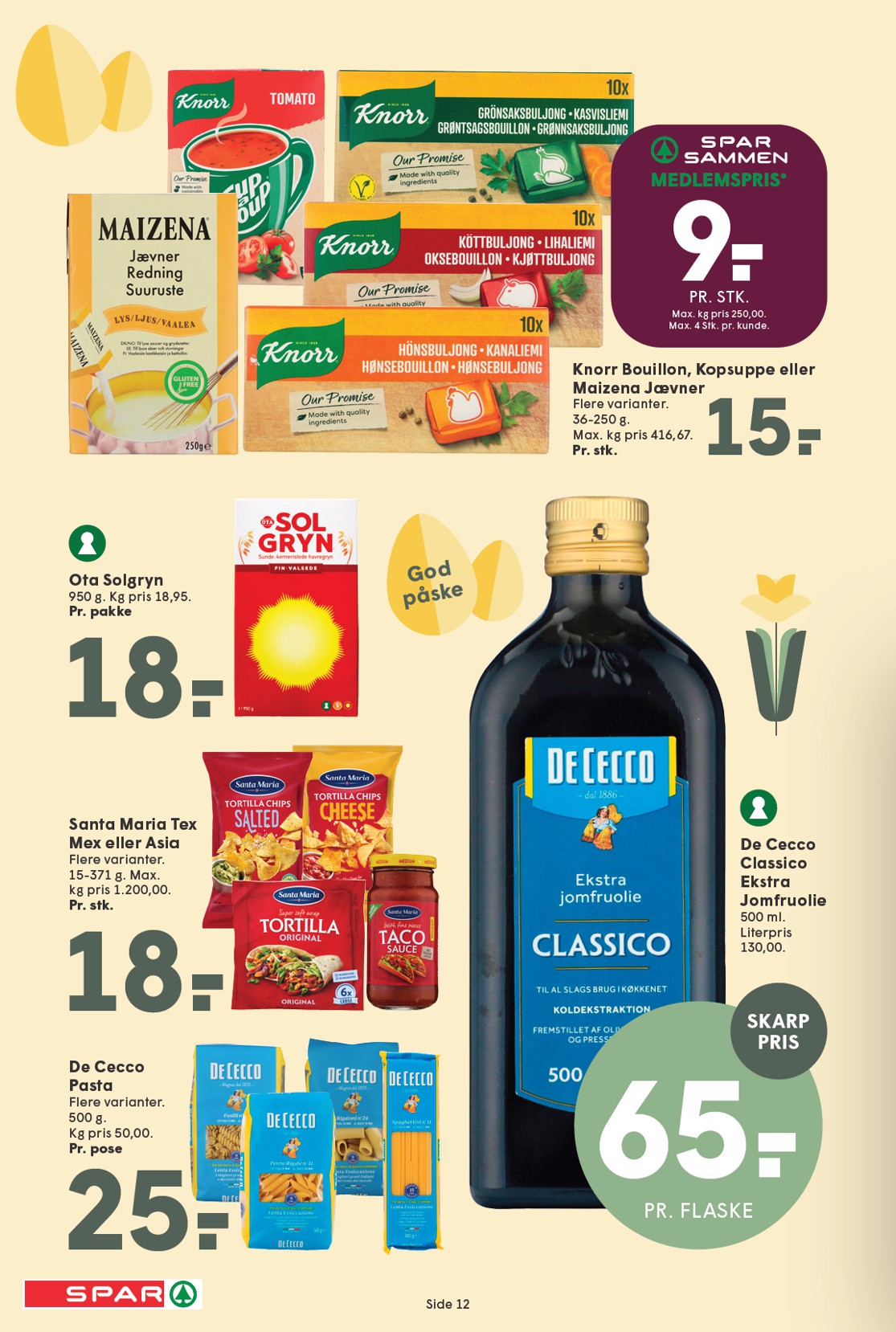 spar - Spar tilbudsavis gyldig fra 13.03.2026 til 19.03.2026 - page: 12