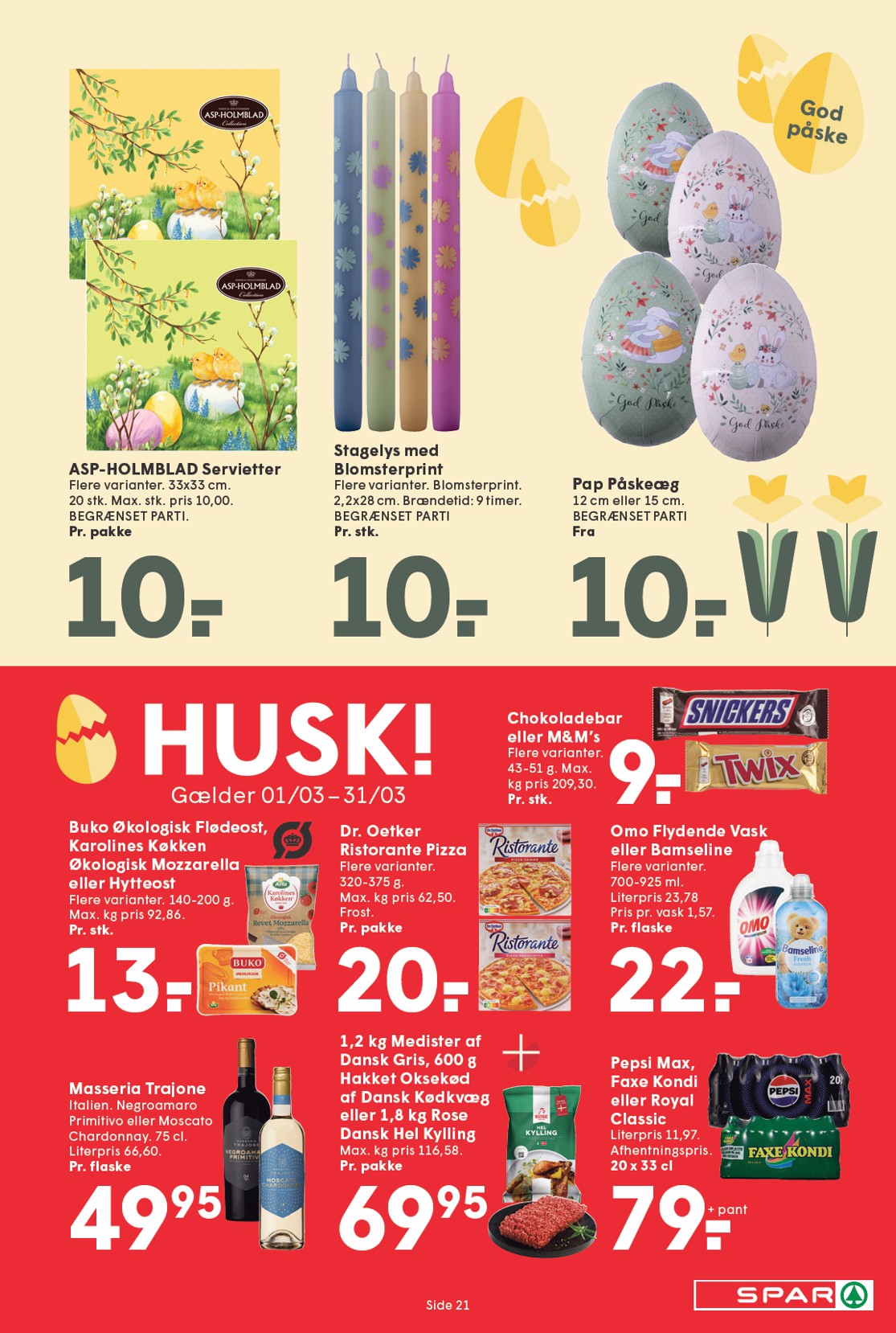 spar - Spar tilbudsavis gyldig fra 13.03.2026 til 19.03.2026 - page: 22