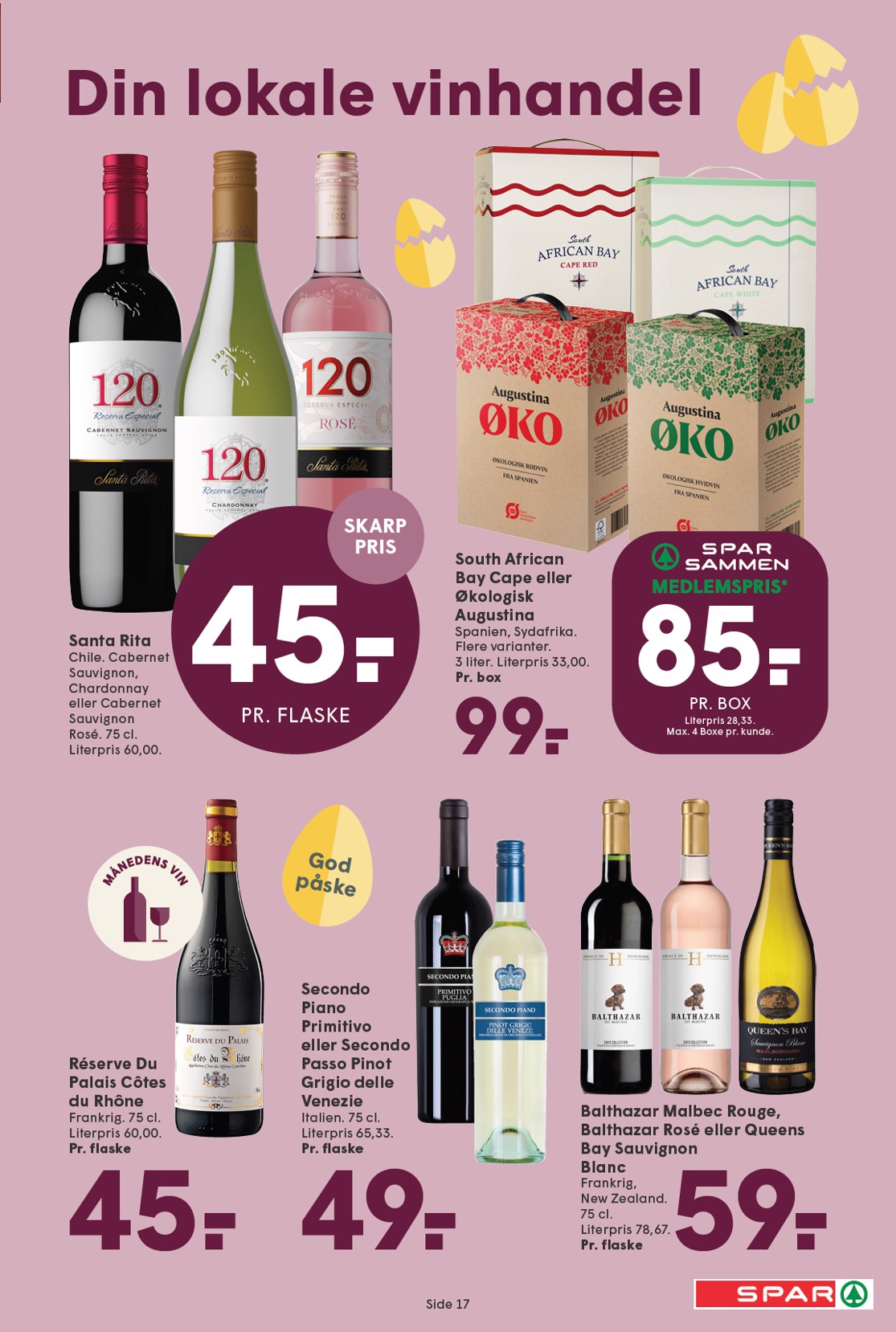 spar - Spar tilbudsavis gyldig fra 13.03.2026 til 19.03.2026 - page: 17