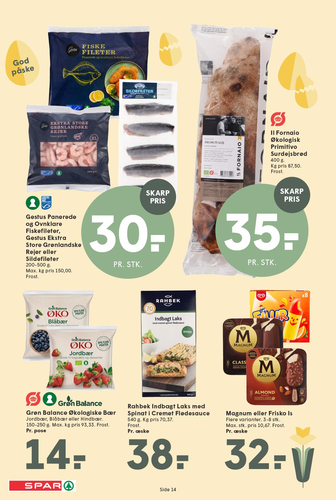 spar - Spar tilbudsavis gyldig fra 20.03.2026 til 26.03.2026 - page: 14