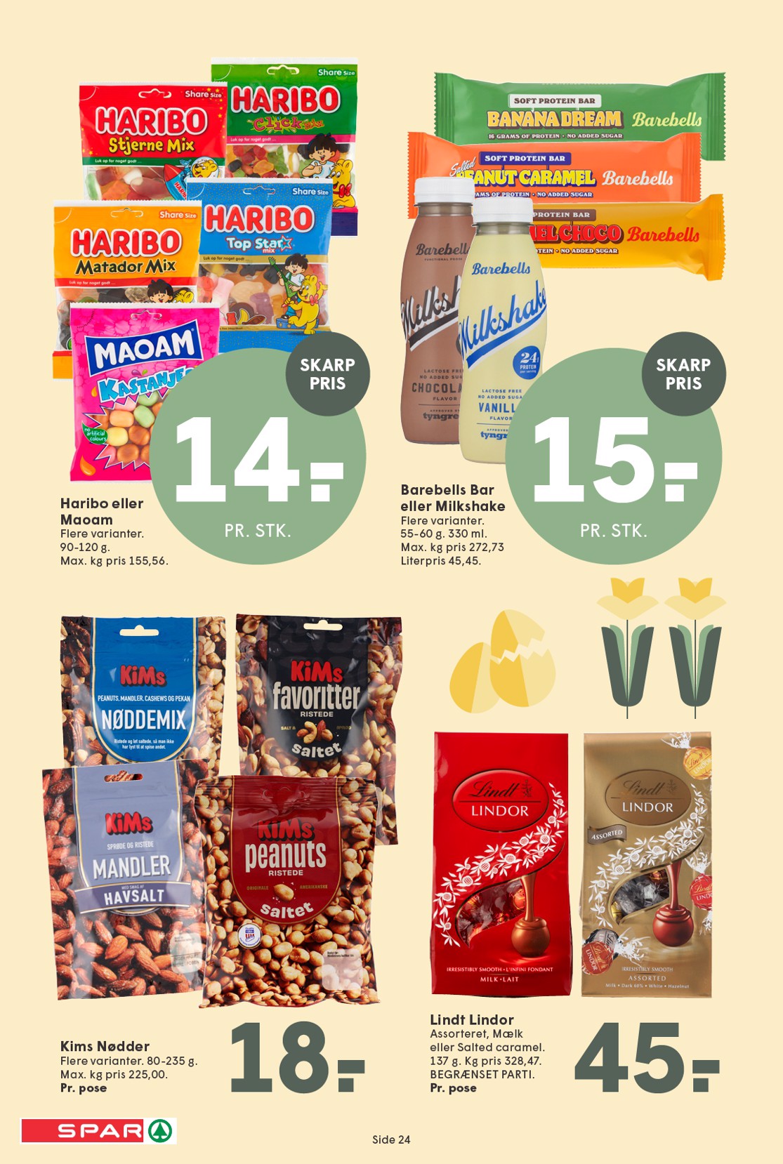 spar - Spar tilbudsavis gyldig fra 27.03.2026 til 04.04.2026 - page: 24