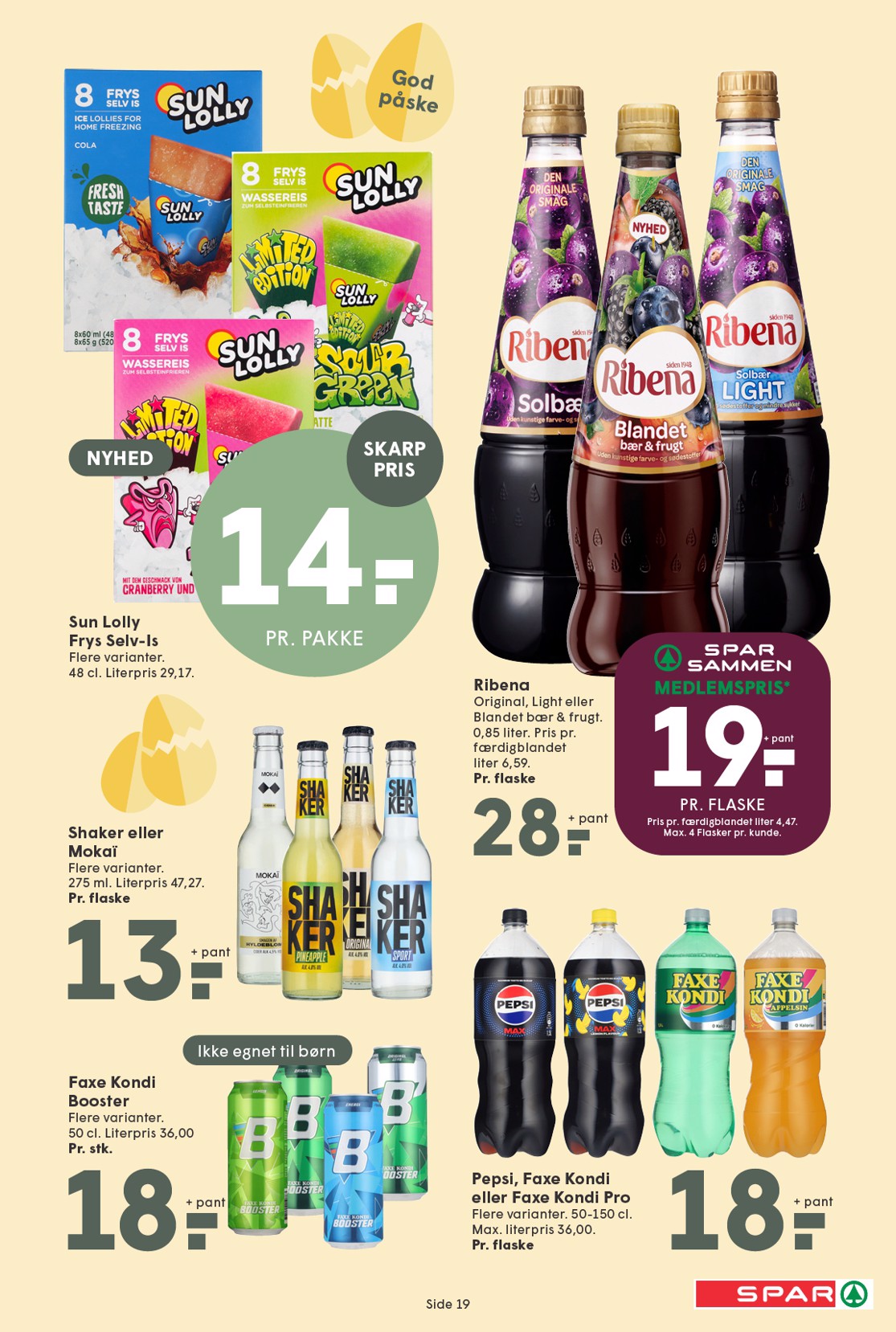 spar - Spar tilbudsavis gyldig fra 27.03.2026 til 04.04.2026 - page: 19