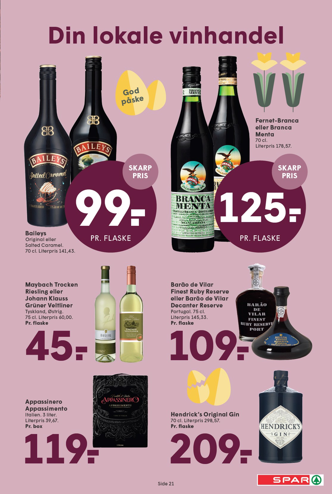 spar - Spar tilbudsavis gyldig fra 27.03.2026 til 04.04.2026 - page: 21