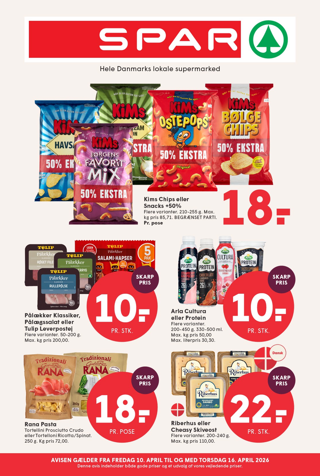 spar - Spar flyer til næste uge fra fredag 10.04.2026 til torsdag 16.04.2026