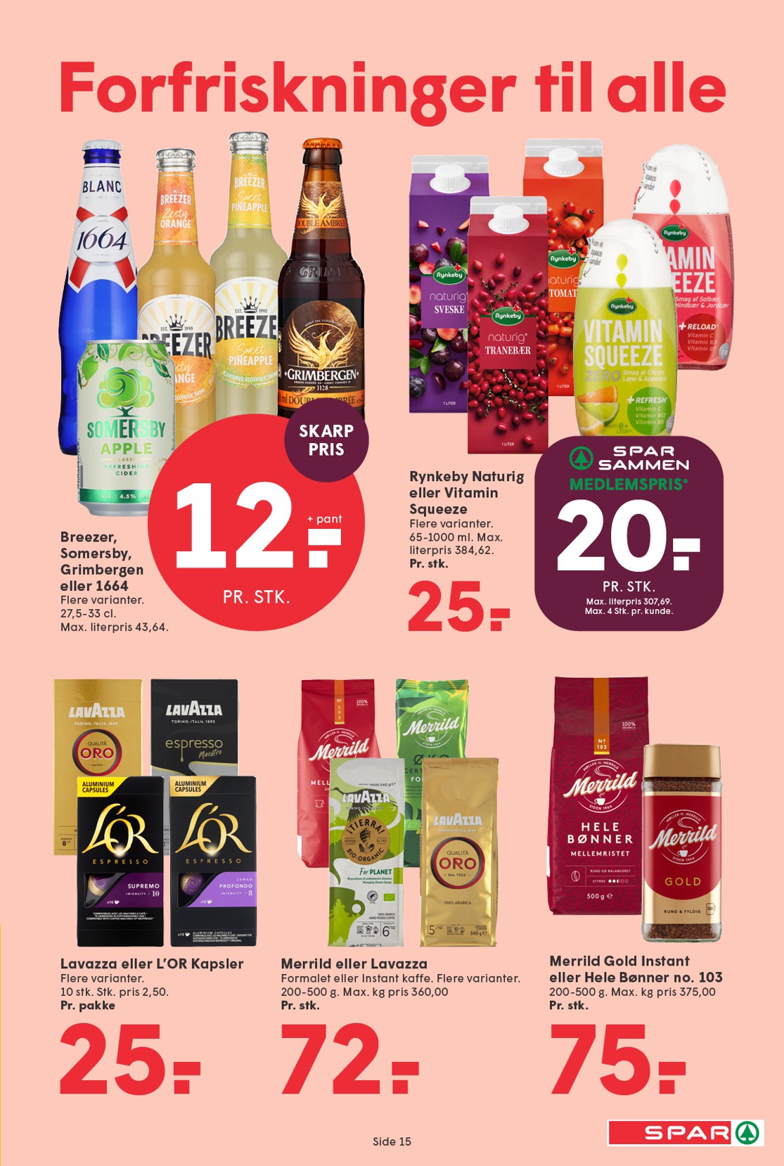 spar - Spar flyer til næste uge fra fredag 10.04.2026 til torsdag 16.04.2026 - page: 15