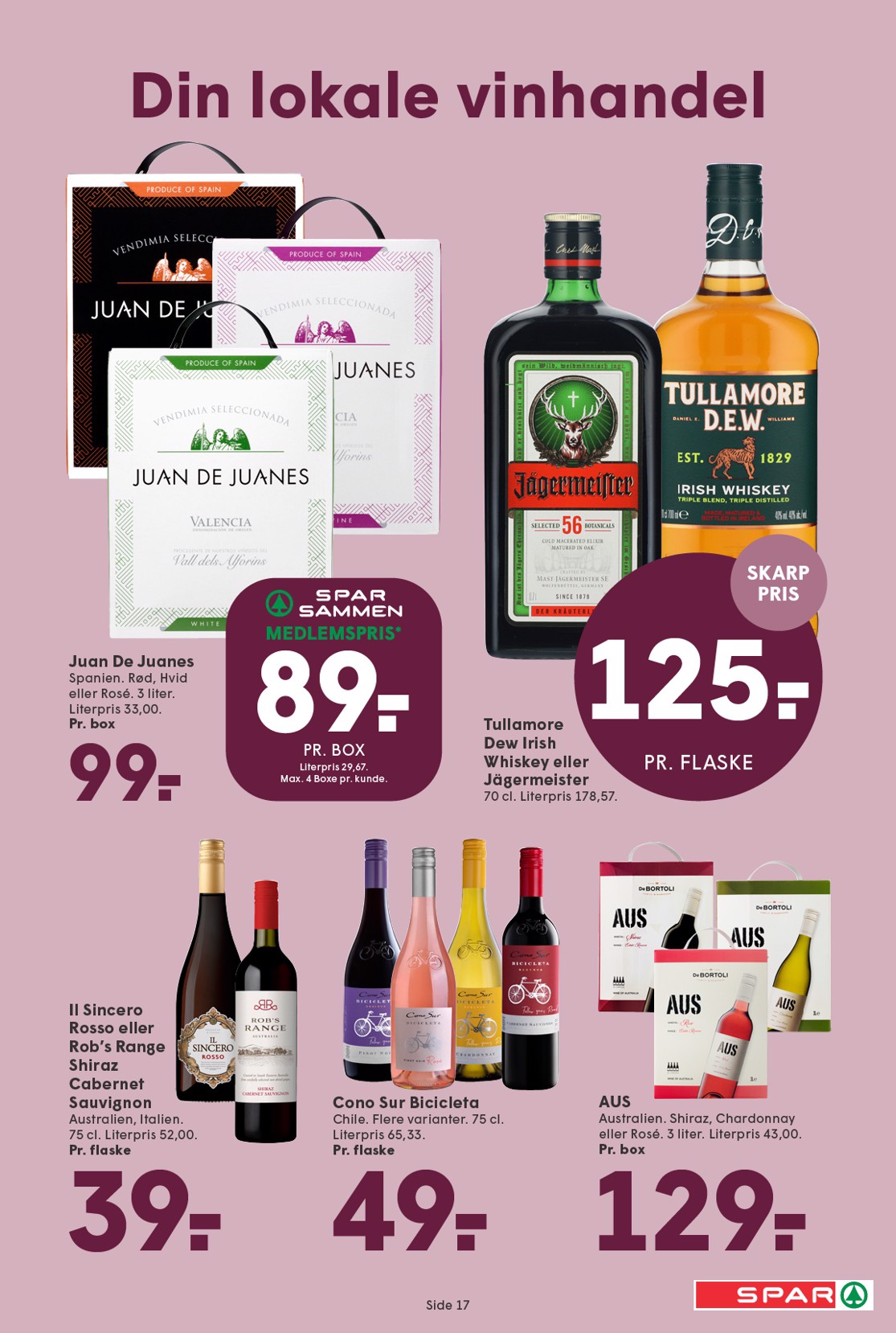 spar - Spar flyer til næste uge fra fredag 10.04.2026 til torsdag 16.04.2026 - page: 17