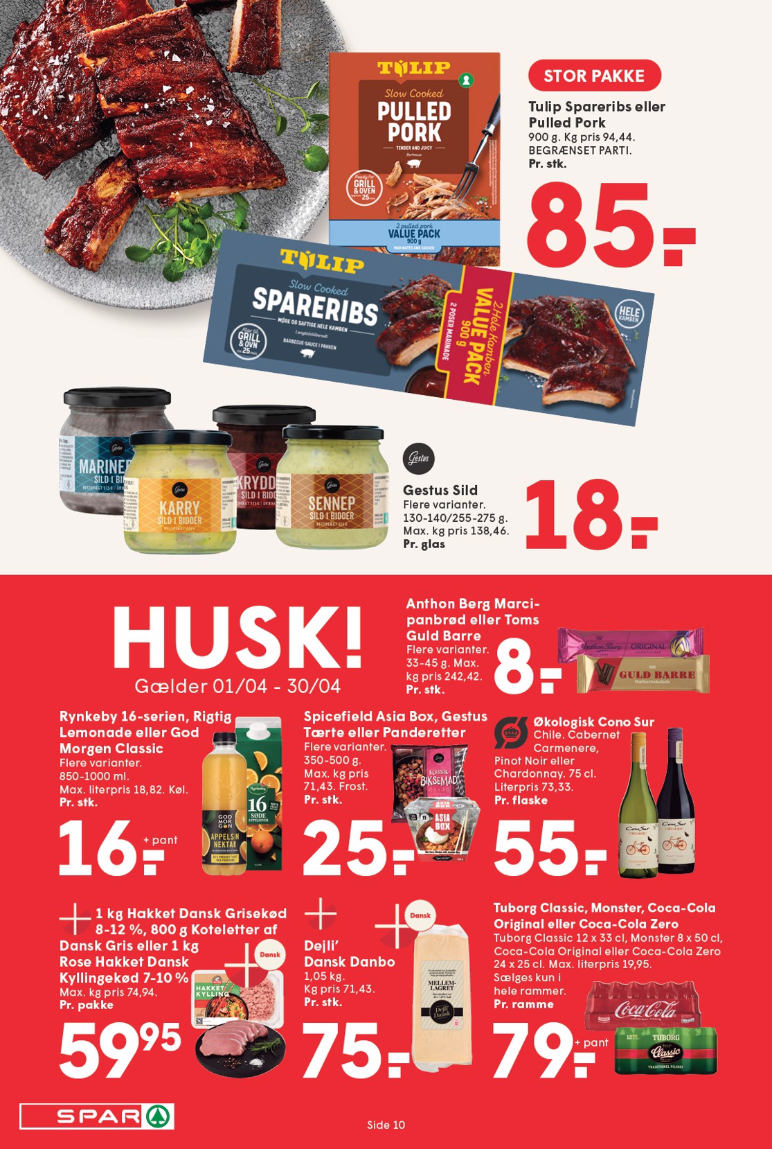 spar - Spar flyer til næste uge fra fredag 17.04.2026 til torsdag 23.04.2026 - page: 10